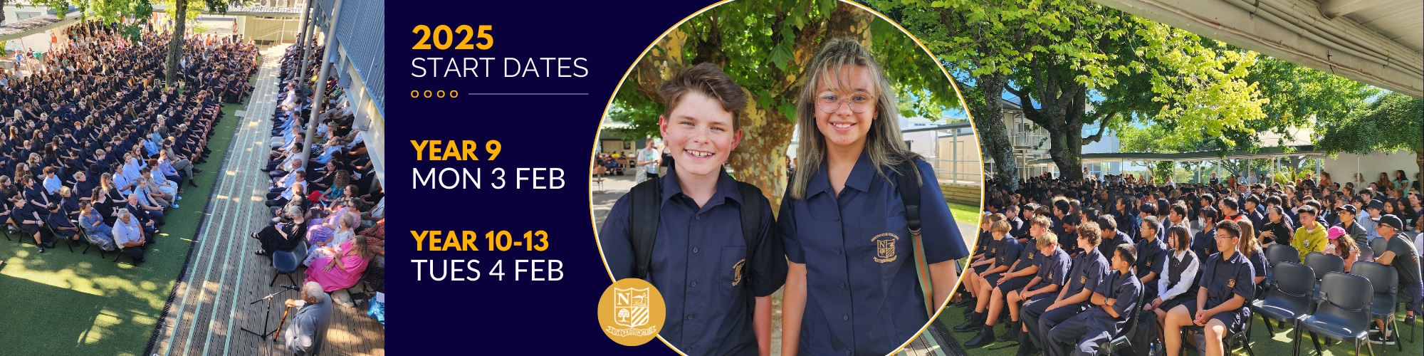 2025 start dates Northcote School